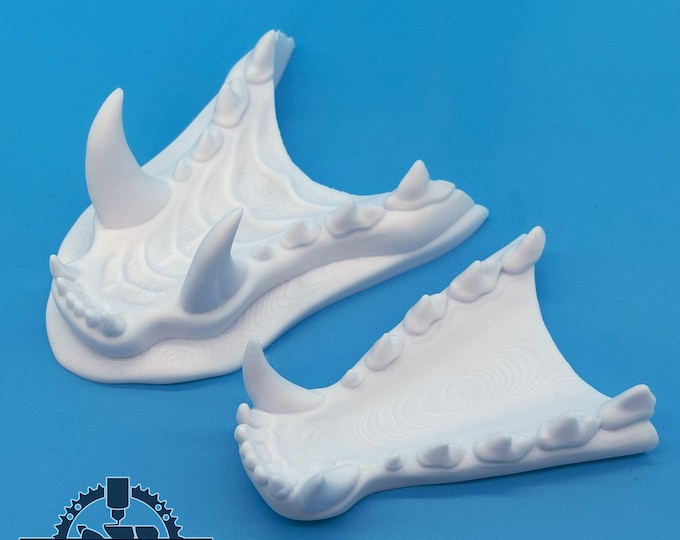 Fox Fursuit jaw-set, realistic, 3D printed from PLA+ / Original design