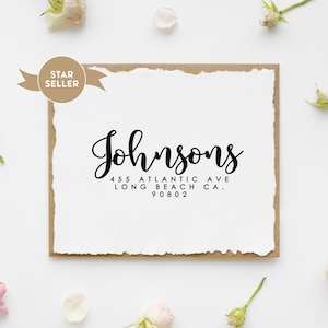 STEMPEL RETOURADRES | Retourstempel zelfinktend | Aangepaste stempel | Aangepaste adresstempel | Hoogst gewaardeerd op Etsy | Beste kwaliteit