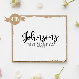 TIMBRO PER INDIRIZZO DI RESO / Timbro per indirizzo di ritorno autoinchiostrante / Timbro personalizzato / Timbro per indirizzo personalizzato / Più votato su Etsy / Migliore qualità