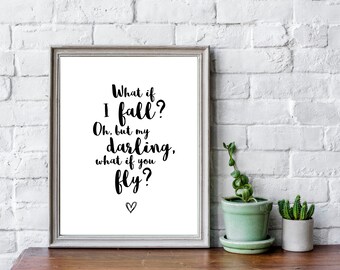 What If I Fall Etsy What If I Fall Etsy