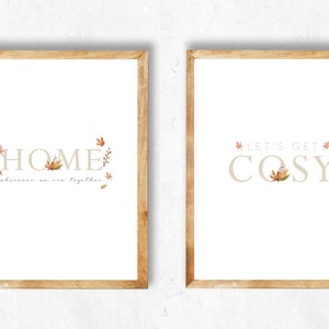 Cosy Home Autumn Prints | INSTANT DOWNLOAD