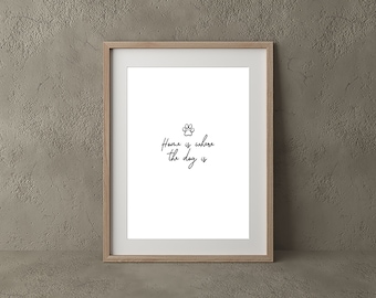 Home Is Where The Dog Is Print | Dog / Cat Lover Print