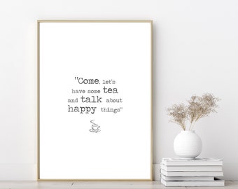 Come let's have a cup of tea Print | Kitchen Print