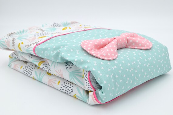 Couverture Bebe Fille Toute Douce Etsy
