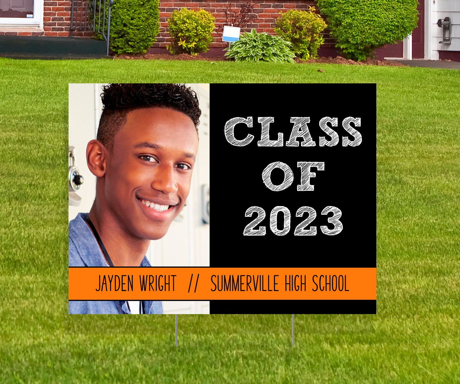 Graduation Yard Card Sign Choose Your Color 2023 Graduation Etsy