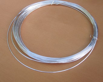 Drut jubilerski, drut łańcuszkowy, posrebrzany 0,8 mm