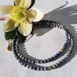 blue foam coral, gold-plated elements