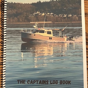 Captains Log Book for Boaters, Boat Log Book Tracks Trips, for Sailing & Boating, Tracks boat maintenance, engine maintenance and fuel logs