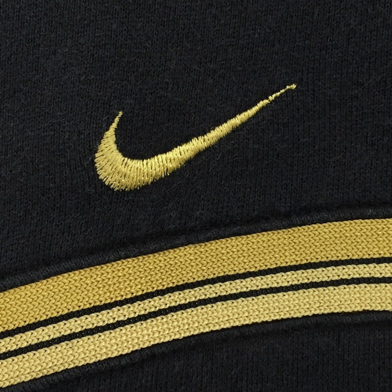 RARE Nike Gold Logo Double Logo Sportswear USA Sweatshirt | Etsy