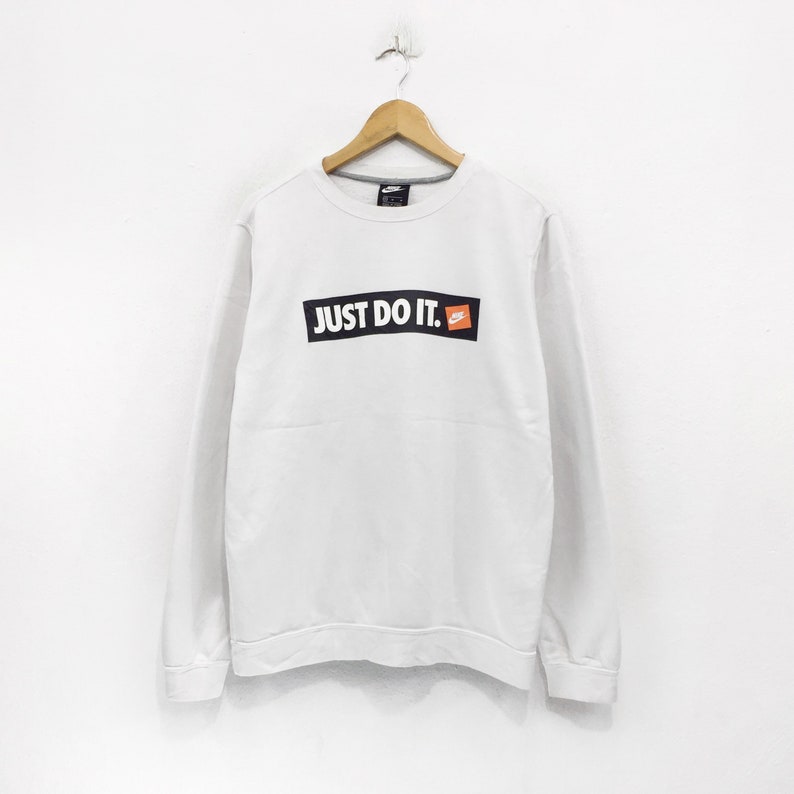 mens nike just do it sweatshirt