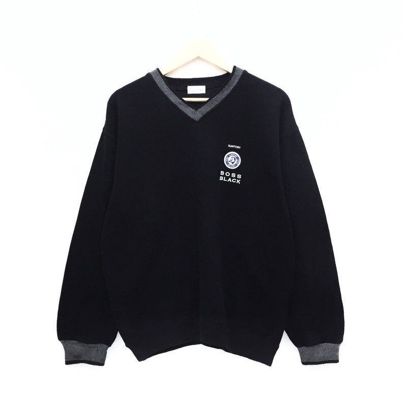 boss black sweater