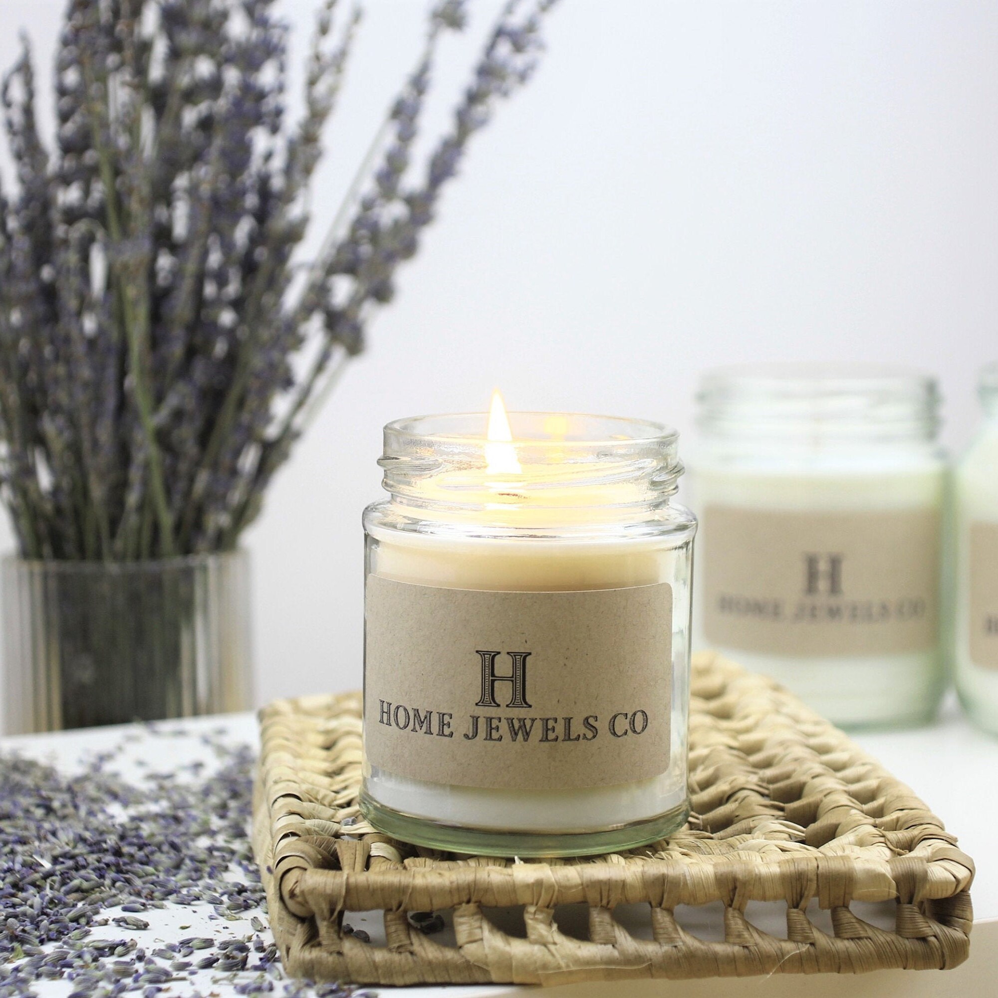 Bougie de Soja à La Lavande