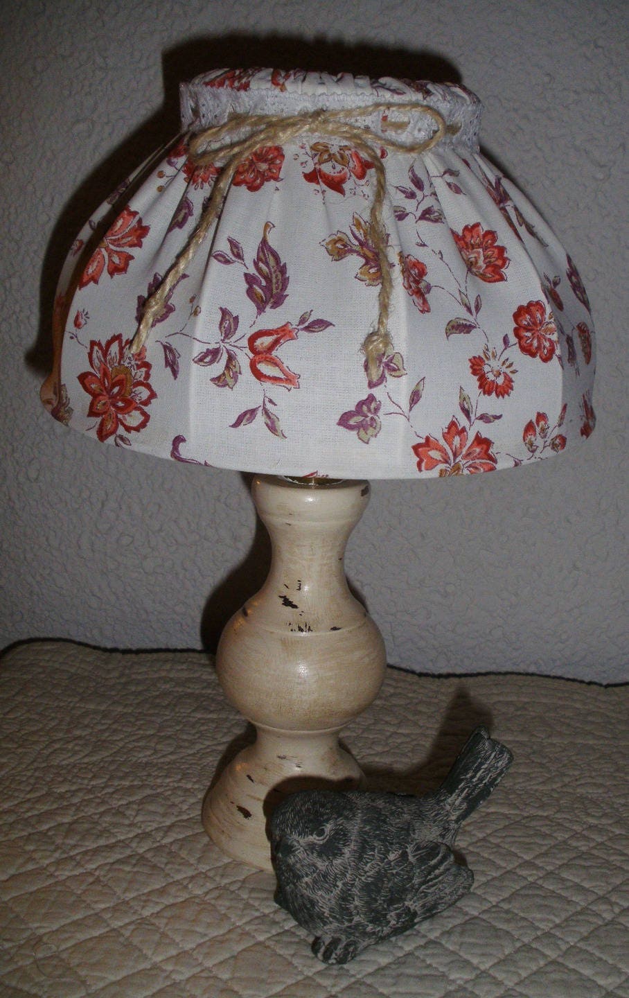 Petite Lampe Ancienne Restaurée et Patinée