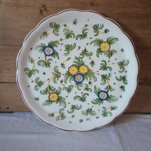 Large vintage dish in earthenware / vintage plate in earthenware / vintage crockery / vintage france