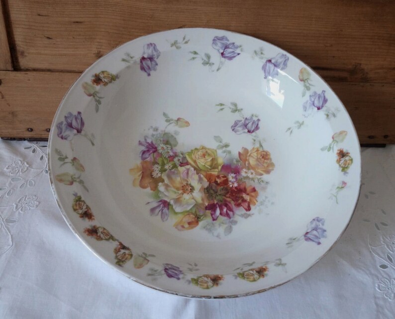 Large Hollow Dish in Limoges Porcelain / French Vintage Etsy New Zealand