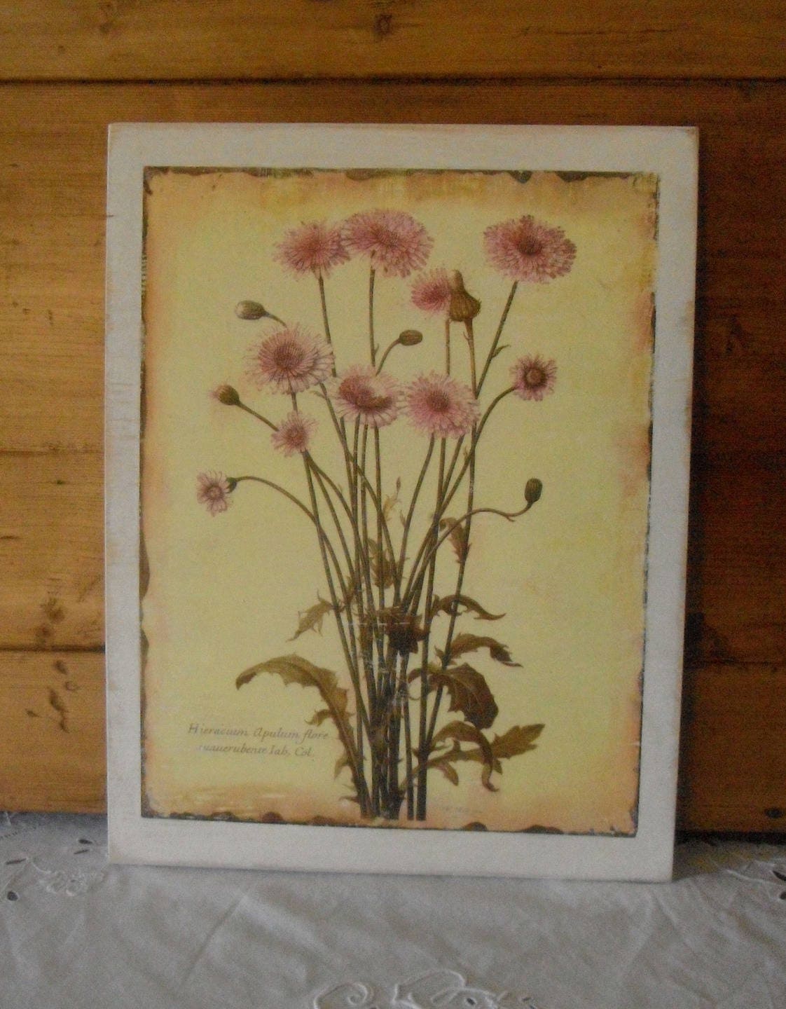 Impression sur Bois/Cadre Style Campagne et Shabby Chic