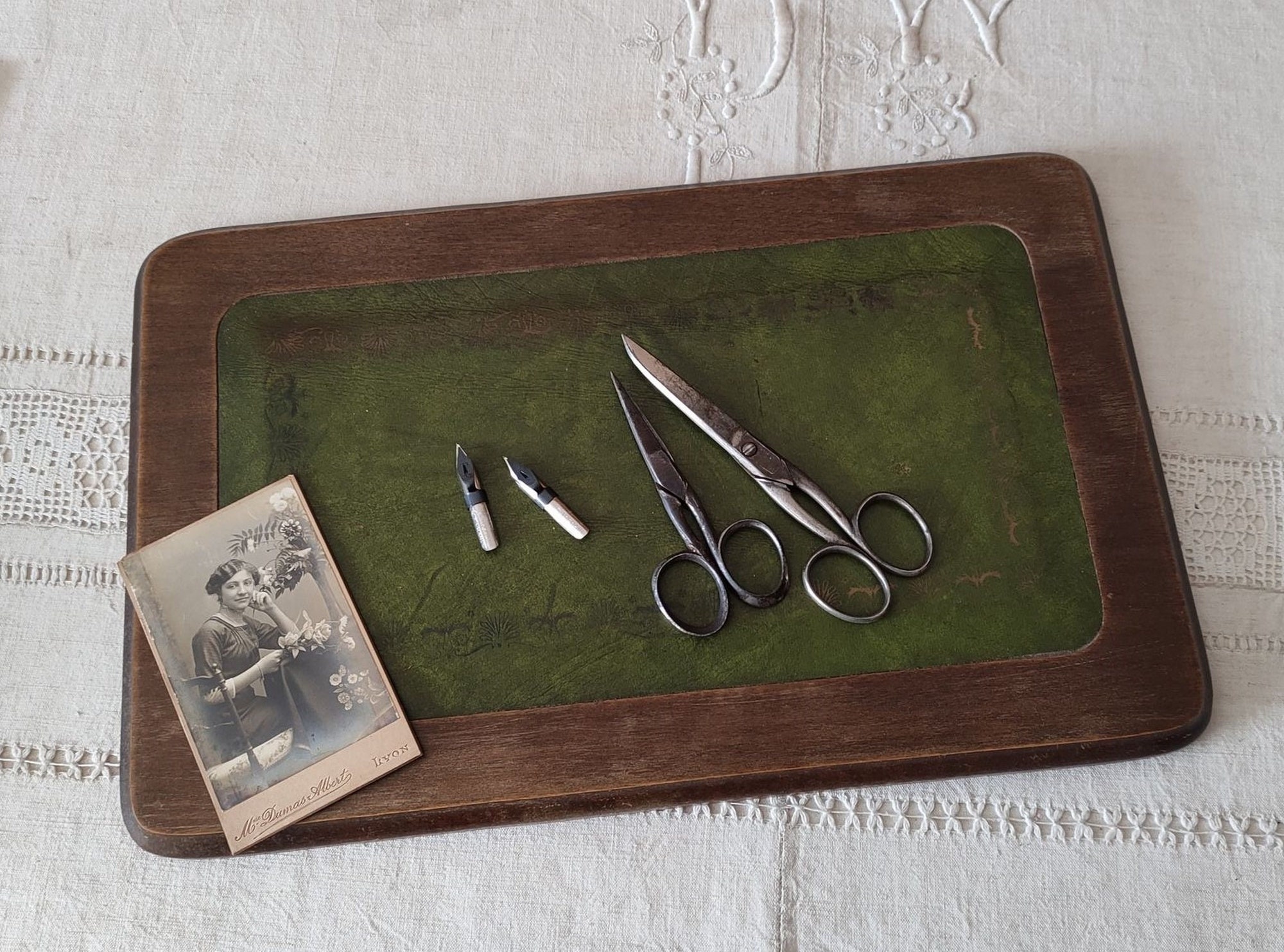 Sous Main De Bureau Vintage/Sous