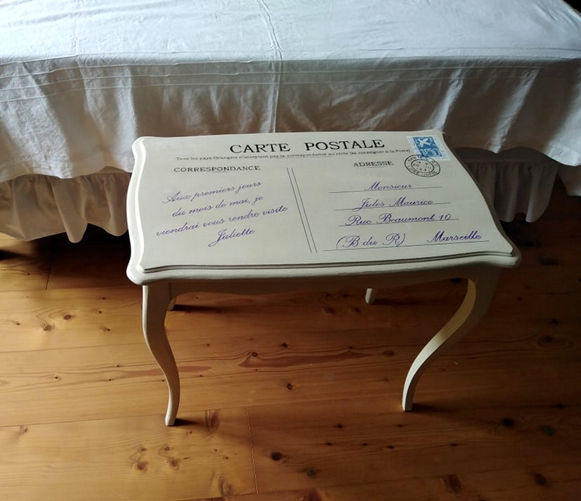 table basse Vintage Patinée/table