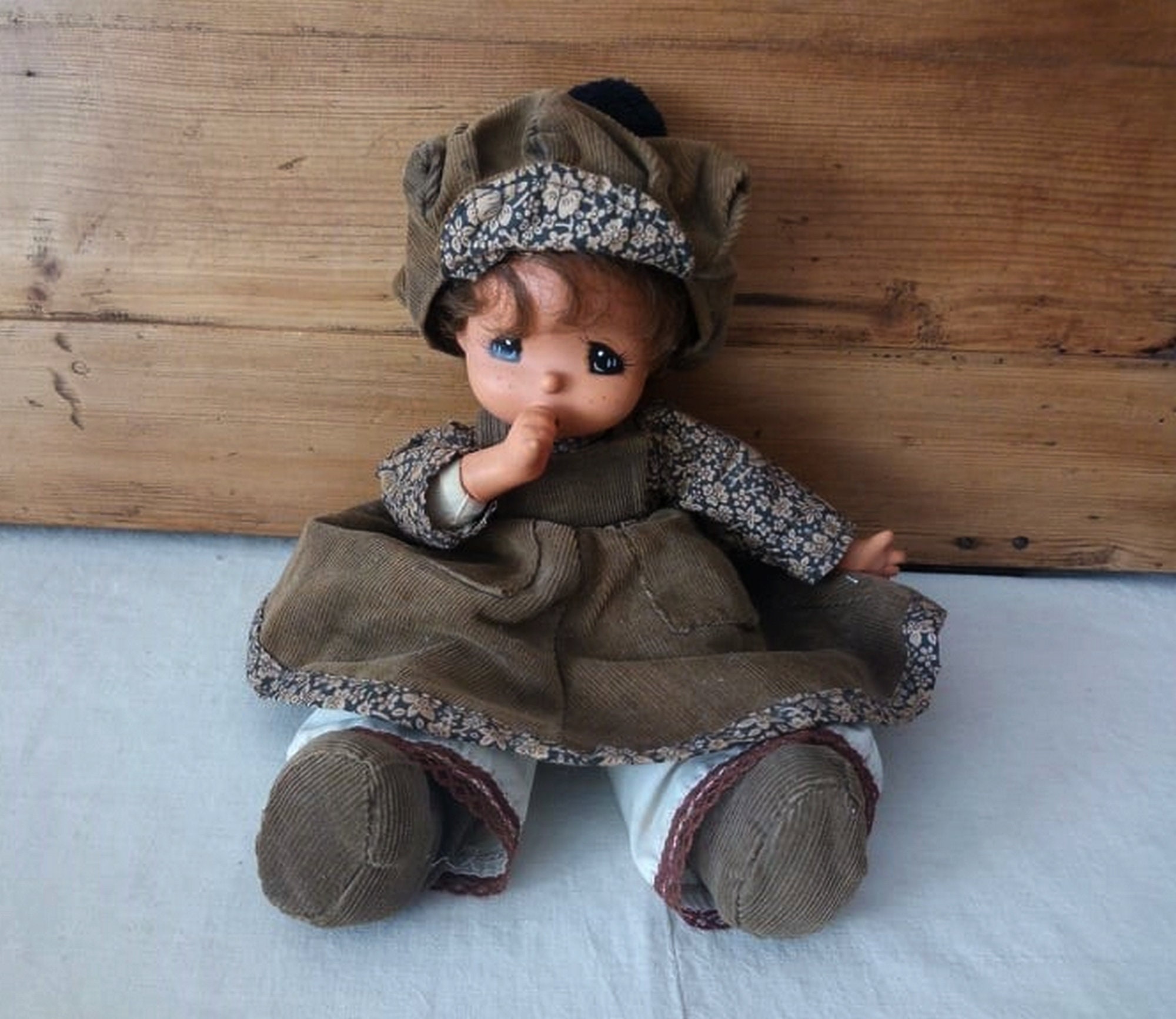 Poupée Vintage Des Années 1970/Poupée Ancienne Poulbot Japonaise Gavroche