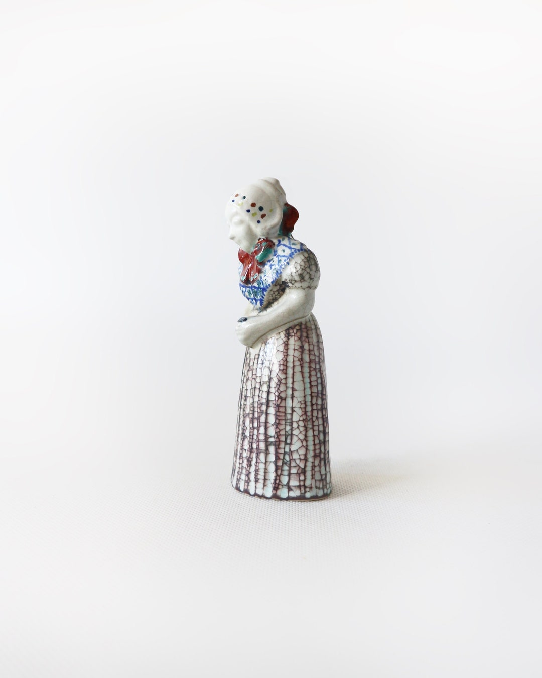 Antique Porcelain Old Lady Figurine Etsy