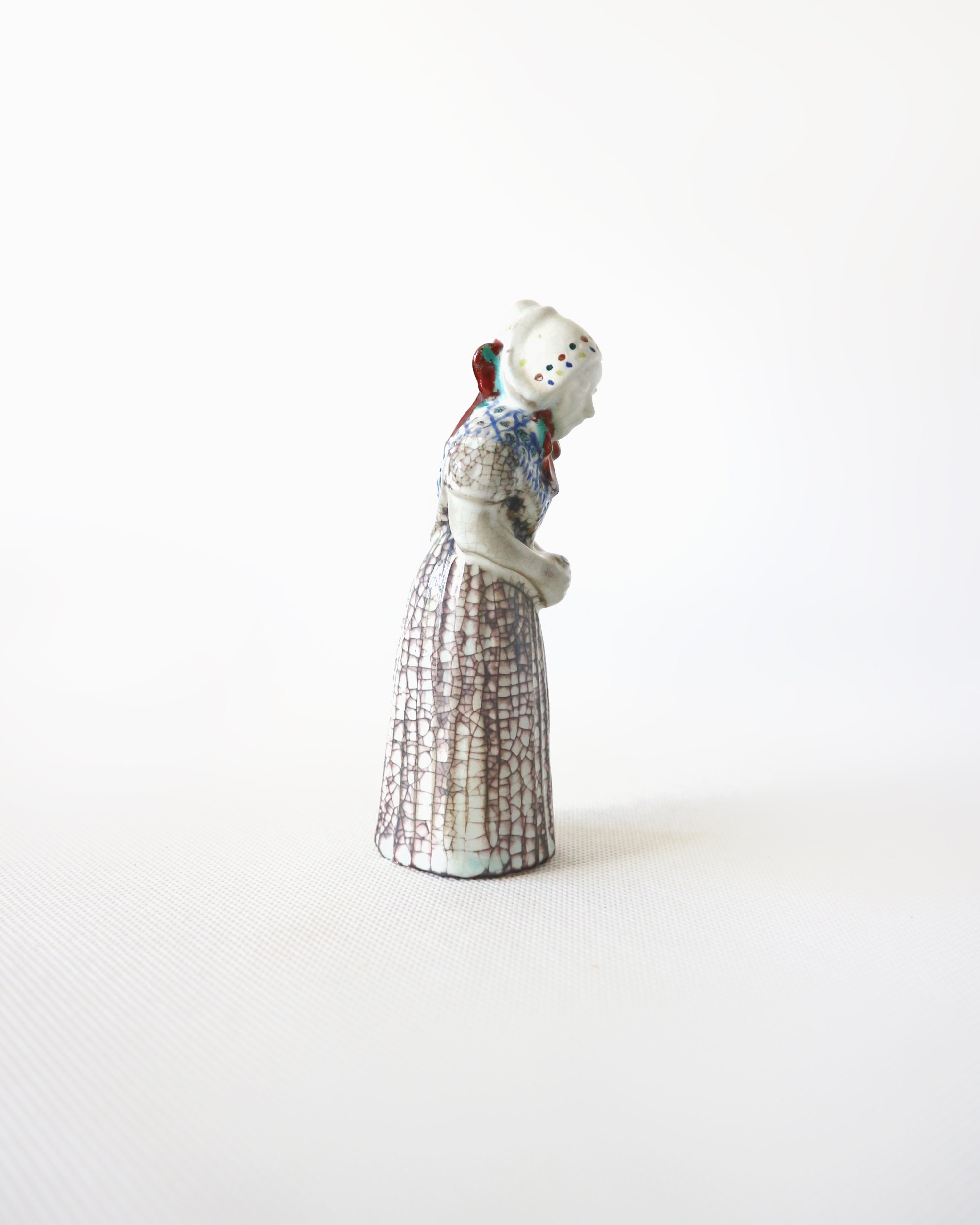 Antique Porcelain Old Lady Figurine Etsy