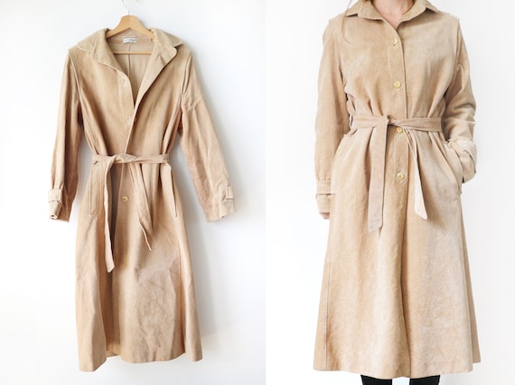 Vintage Flick Aktuell beige corduroy coat | classi