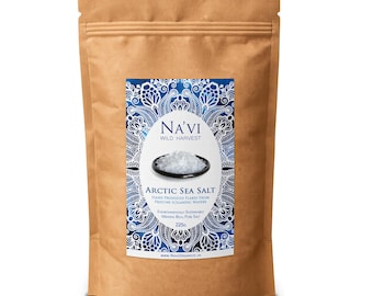 Pure Arctic Sea Salt Flakes - From Pristine Ocean Waters