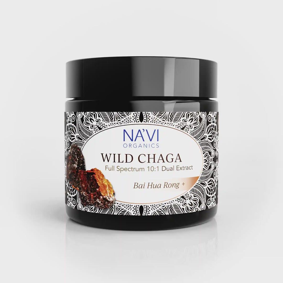 Full Spectrum Powder Wild Chaga Mushroom | Dual Extract | Wild Harvested | Full Spectrum ...