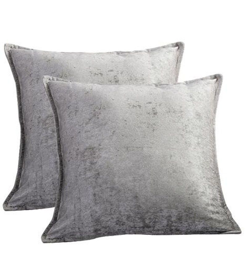20 X 20 Decorative Crushed Velvet Throw Pillow Etsy