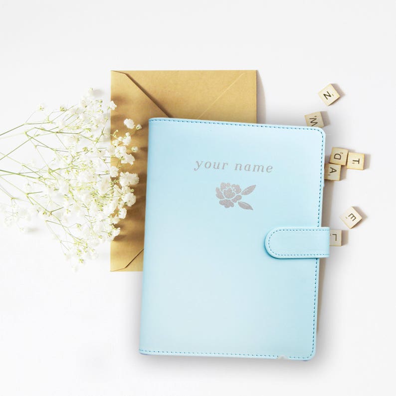 Custom Name Planner Binder Custom Planner Cover Student Planner