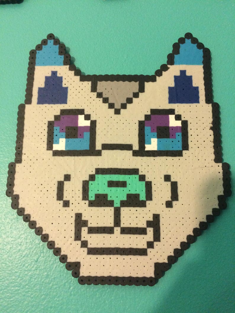 Custom Furry Perler Bead Head Etsy