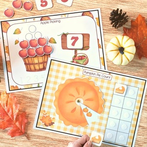 Fall Busy Book Printable, Kids Homeschool Busy Book, Toddler Autumn ...