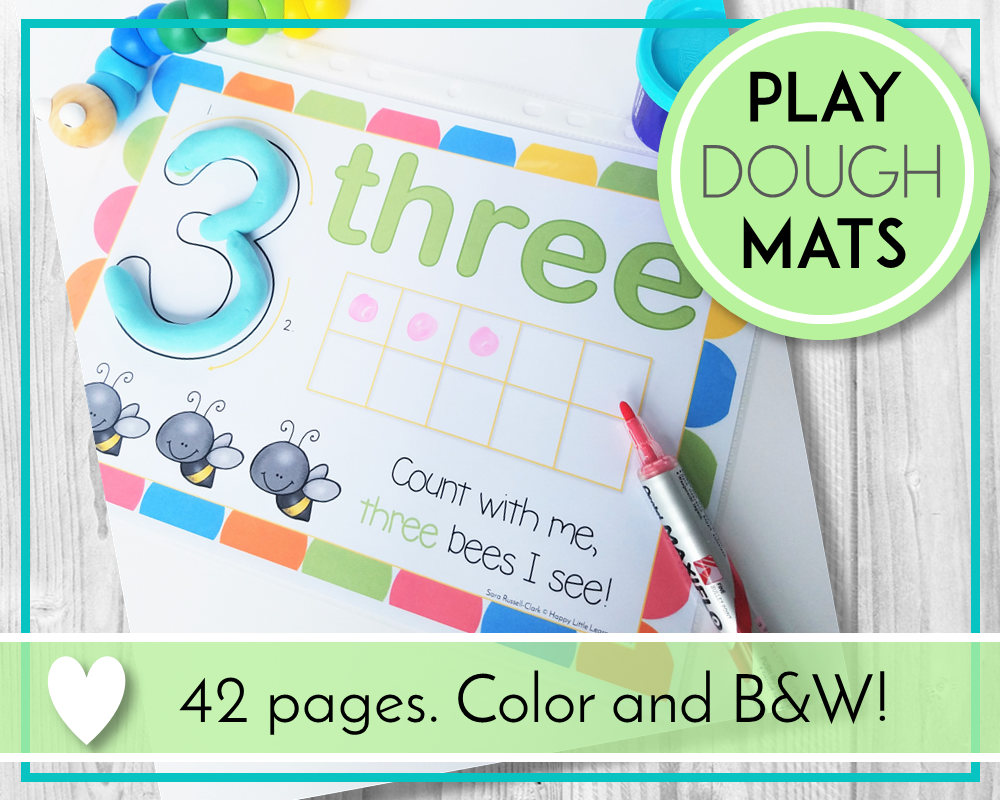 numbers 1 20 play doh mats printable numbers worksheets etsy