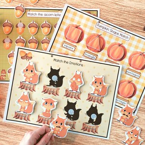 Fall Busy Book Printable, Kids Homeschool Busy Book, Toddler Autumn ...