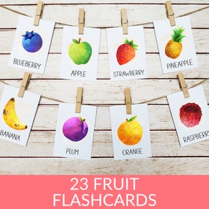 Tarjetas didácticas de frutas Imprimibles preescolares, Tarjetas Montessori, Tarjetas didácticas para niños pequeños, Actividad de jardín de infantes en casa, Actividades de prek, Diversión de aprendizaje