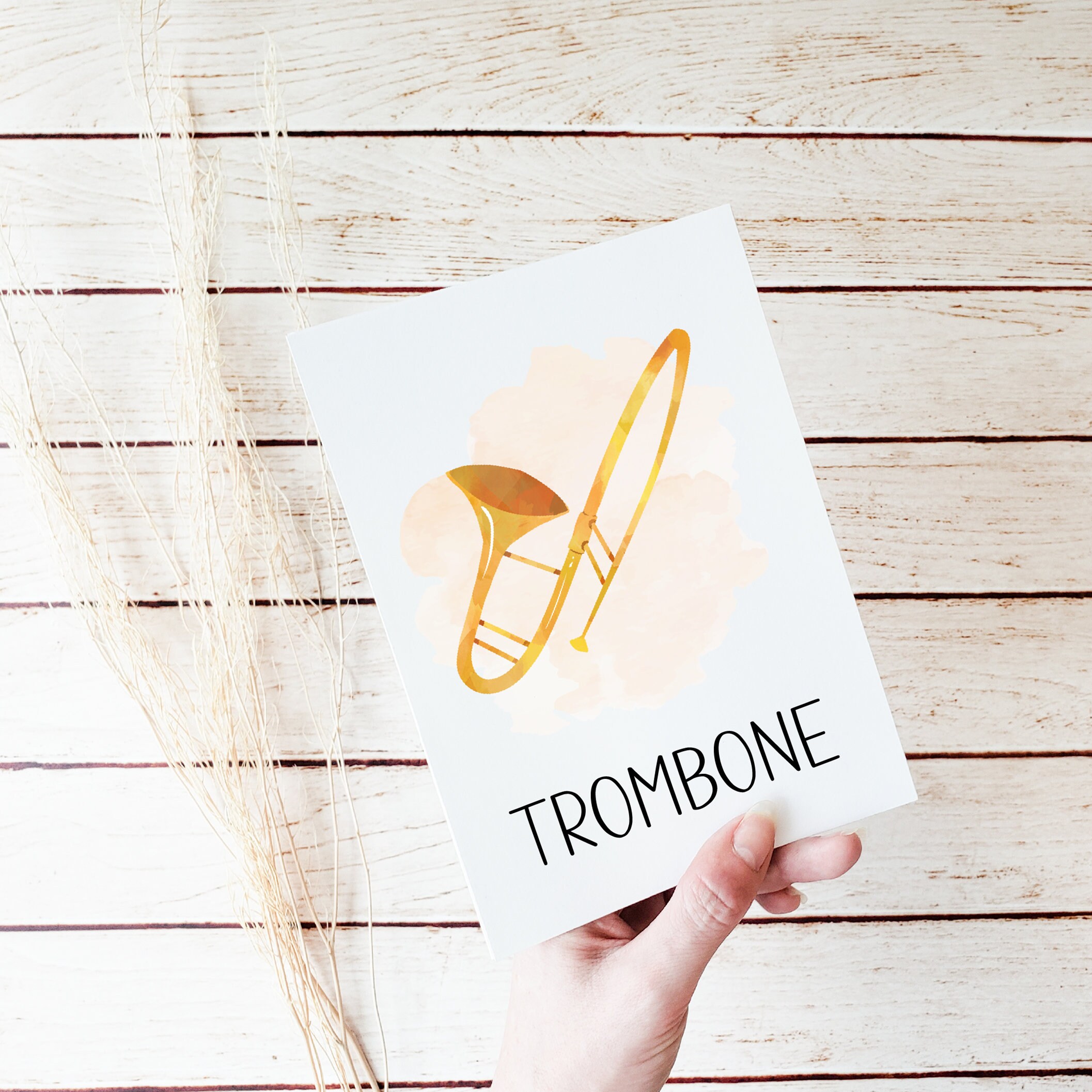 Musical Instruments Printable Flashcards, Preschool Printables ...