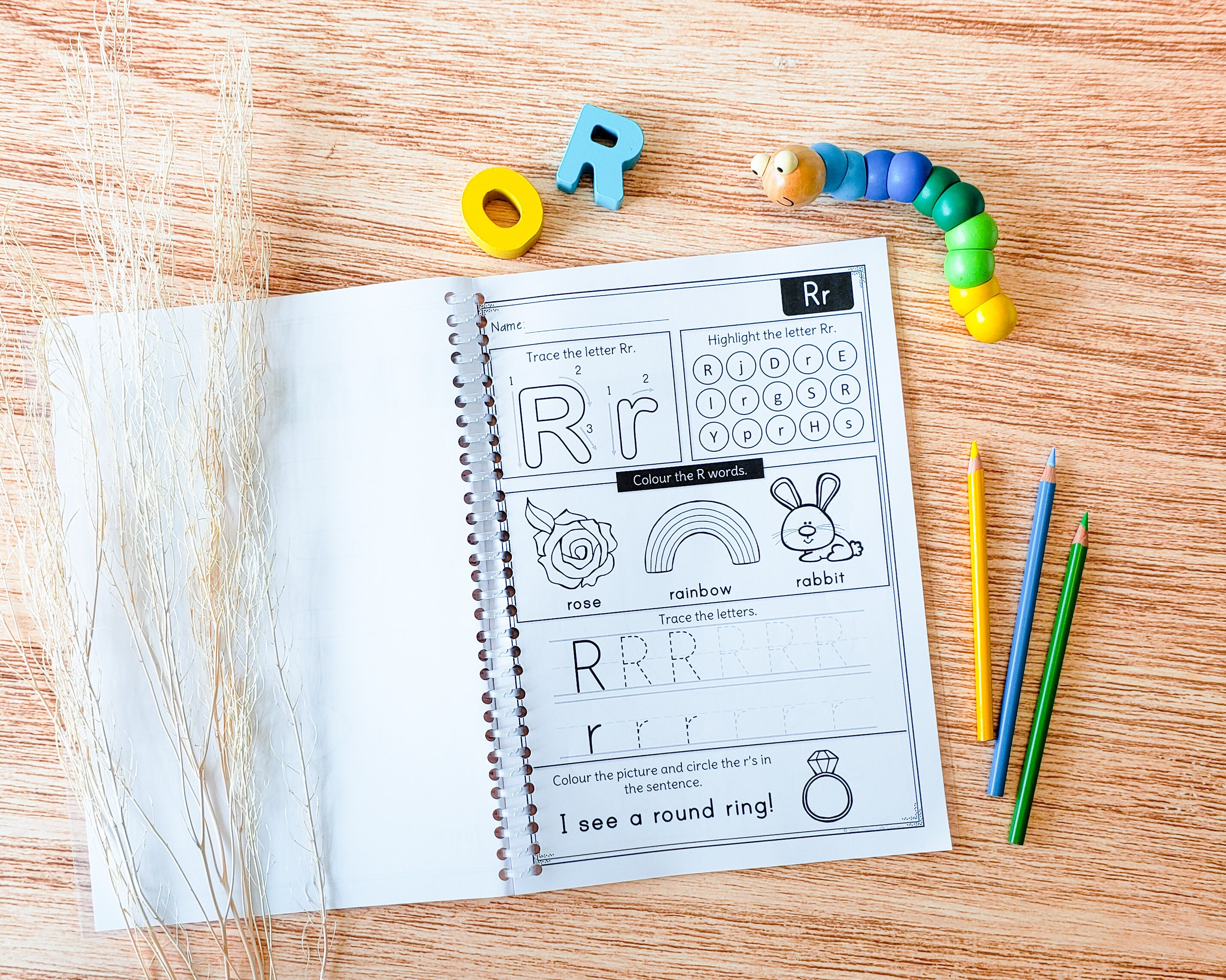 Preschool Printables Alphabet Worksheets, Kindergarten ABC Learning ...