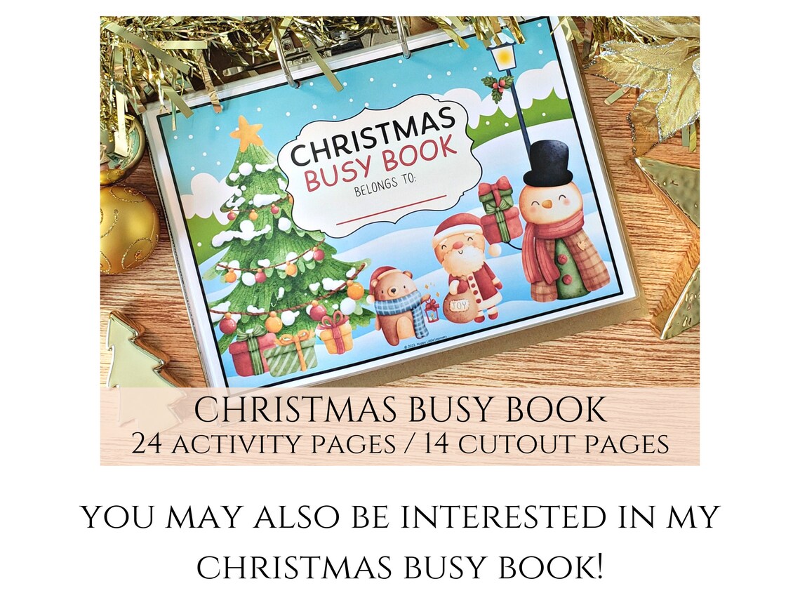 Christmas Countdown Calendar Printable Forest Friends Xmas - Etsy