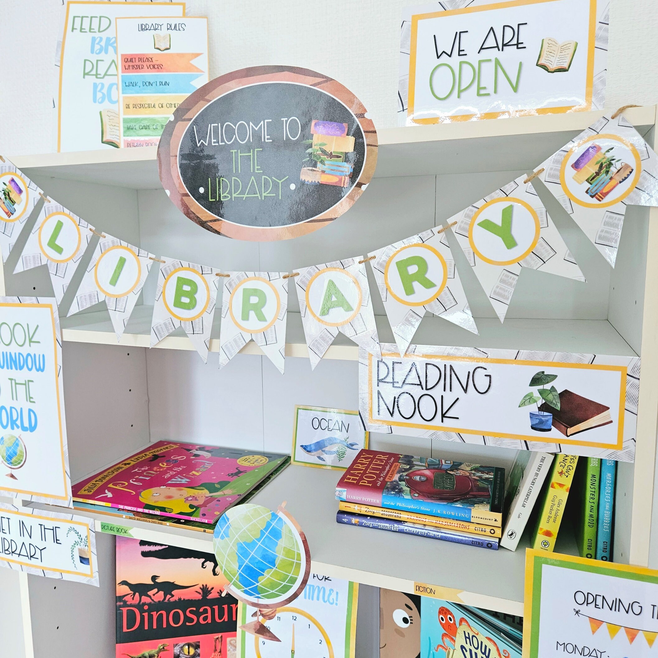 Pretend Play Library, Dramatic Play Printable, Pretend Play Set ...