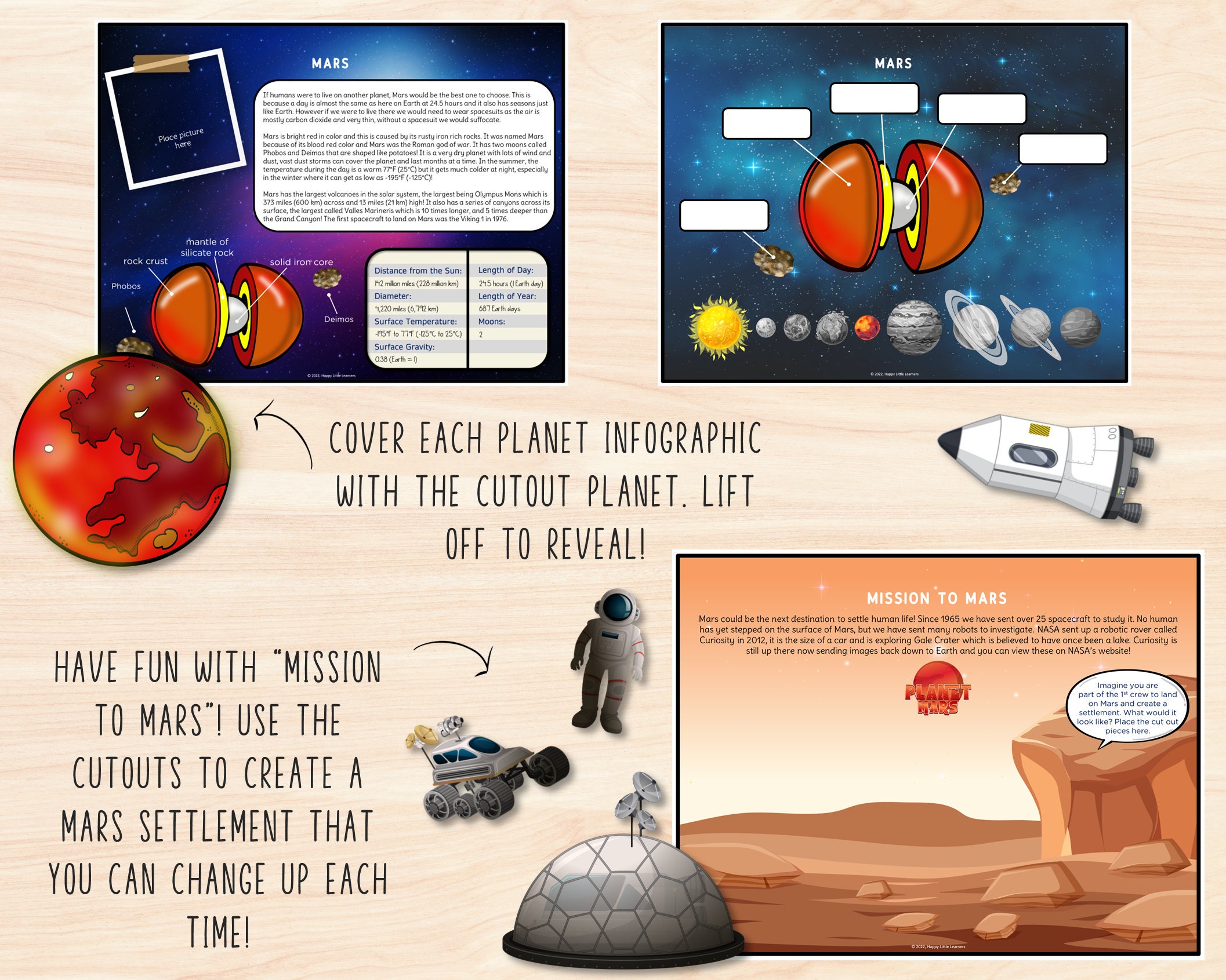 Printable Space Busy Book Activity Binder, Printable Solar System Quiet ...