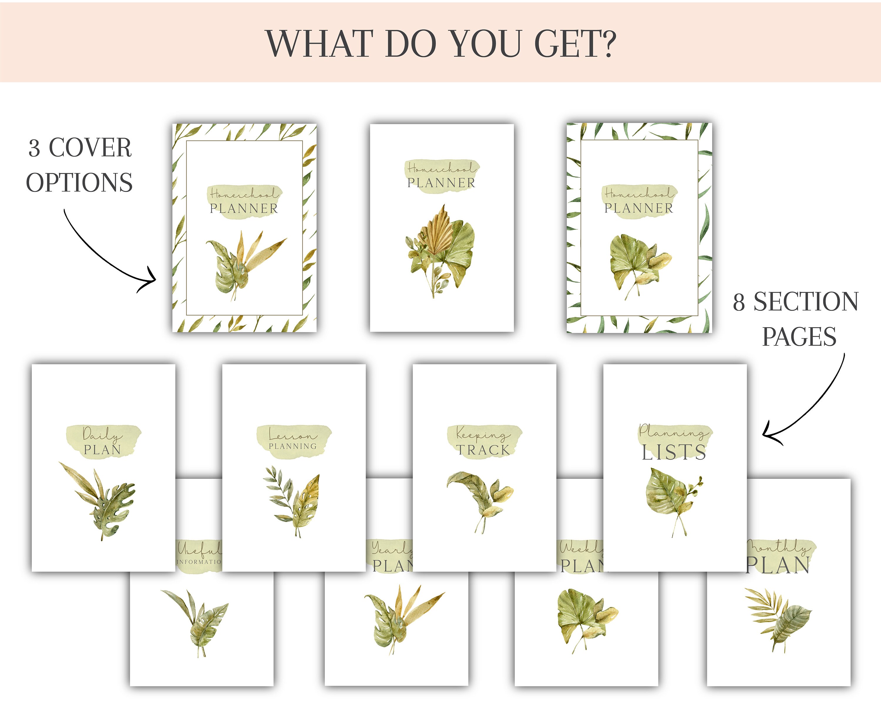 Printable Homeschool Planner Digital Homeschool Organizer - Etsy
