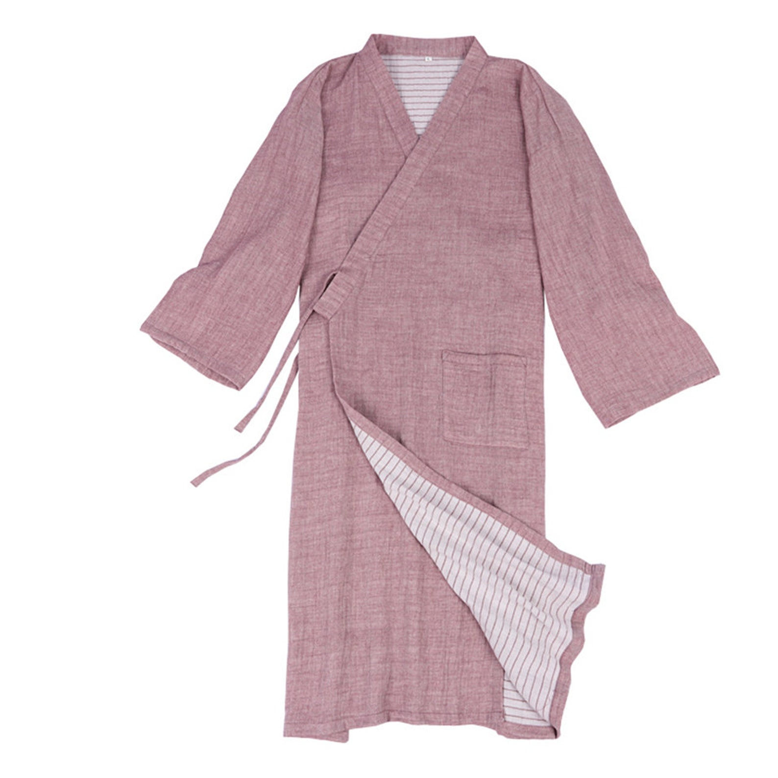 Japanese Traditional Bathrobe Kimono Sleepwear Yukata Hanfu Etsy