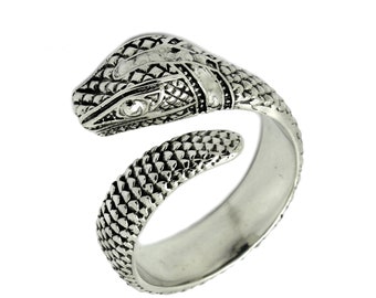 Snake Women's Ring Sterling Silver 925