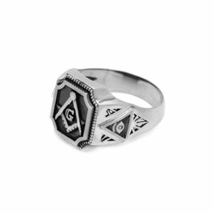 Light Weight Masonic Freemasonry Сompass Mens Ring Silver 925 - Etsy