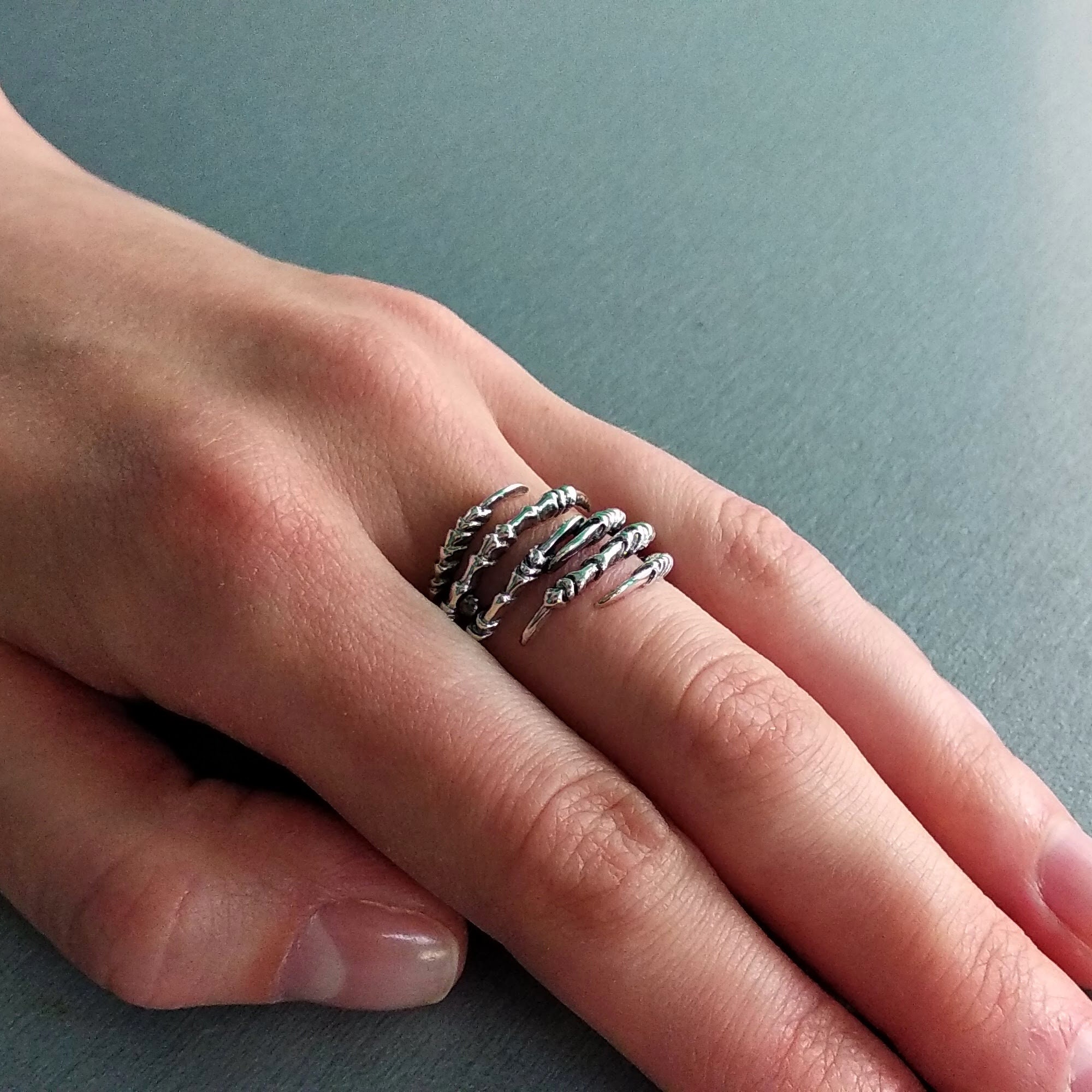 Claws Woman's Ring Silver 925 - Etsy