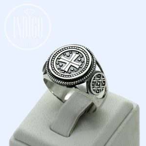 Knight Cross Symbol Men's Ring Silver 925 - Etsy
