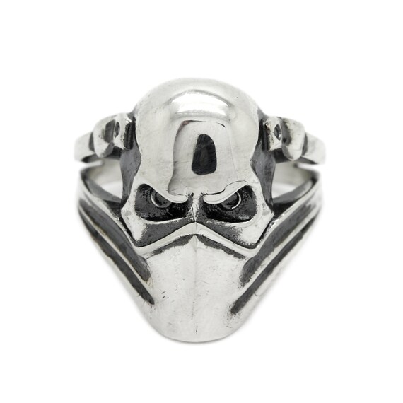 Zorro's Headband Skull Men's Ring Silver 925 - Etsy