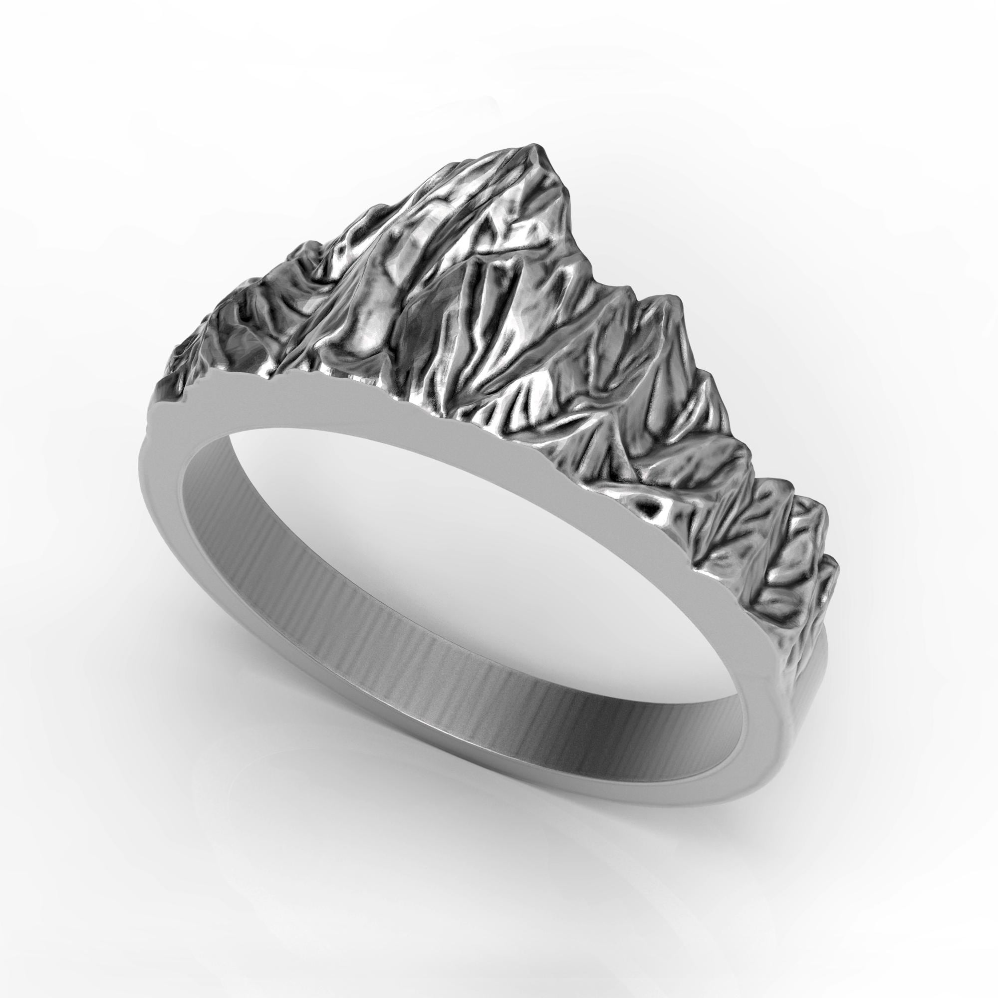 モンブラン スターリングシルバー メンズ シグネットリング