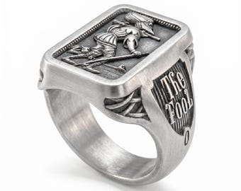 Marseille Tarot Fool Ring • Major Arcana No. 0