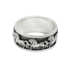 exo 925 Sterling Silver wedding ring Horse vertigo s in euros s in euros287